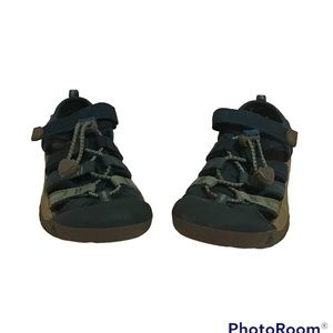 Keen boys blue outdoor trail washable sandals. 11